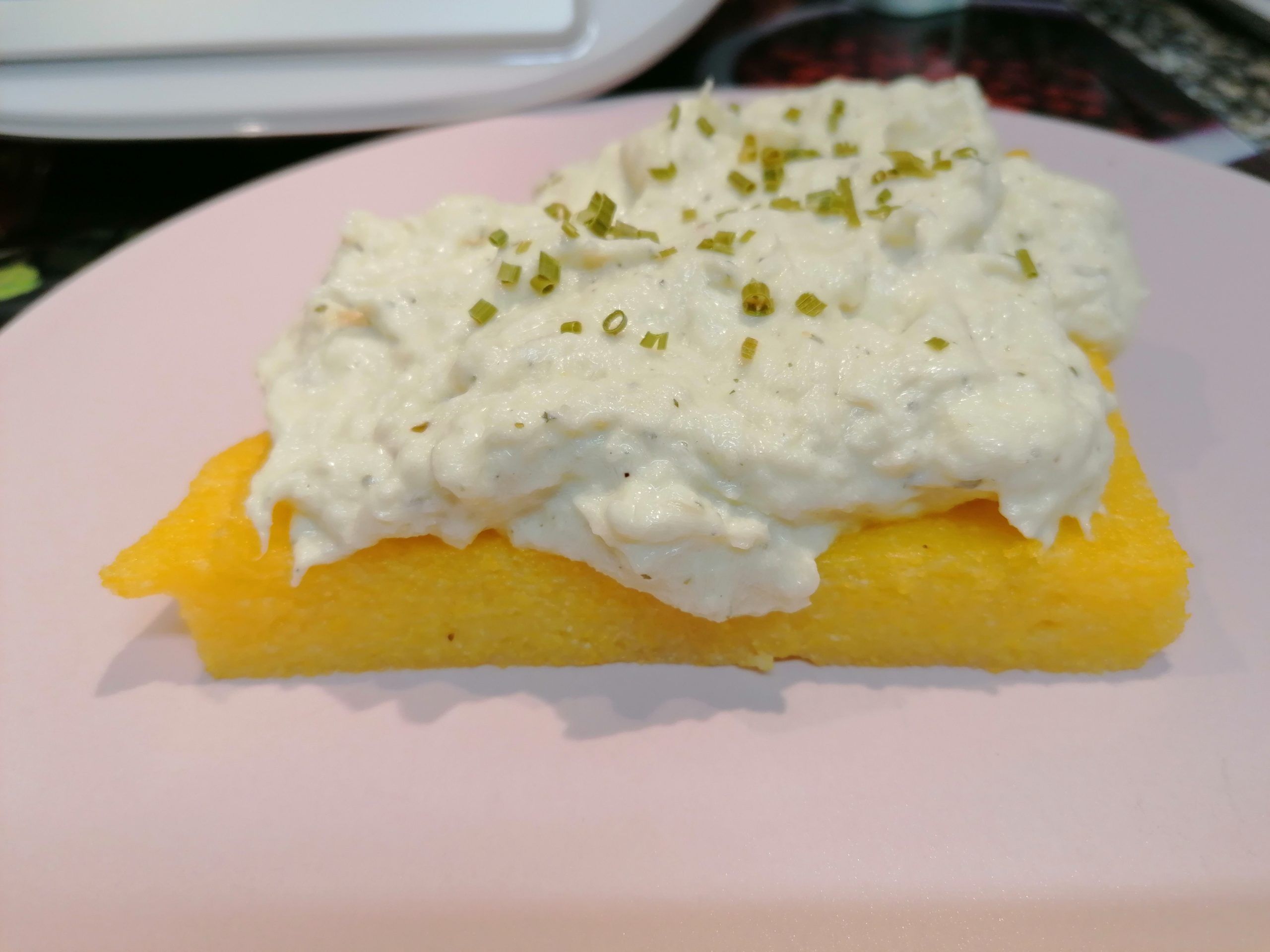 Bacalao con polenta