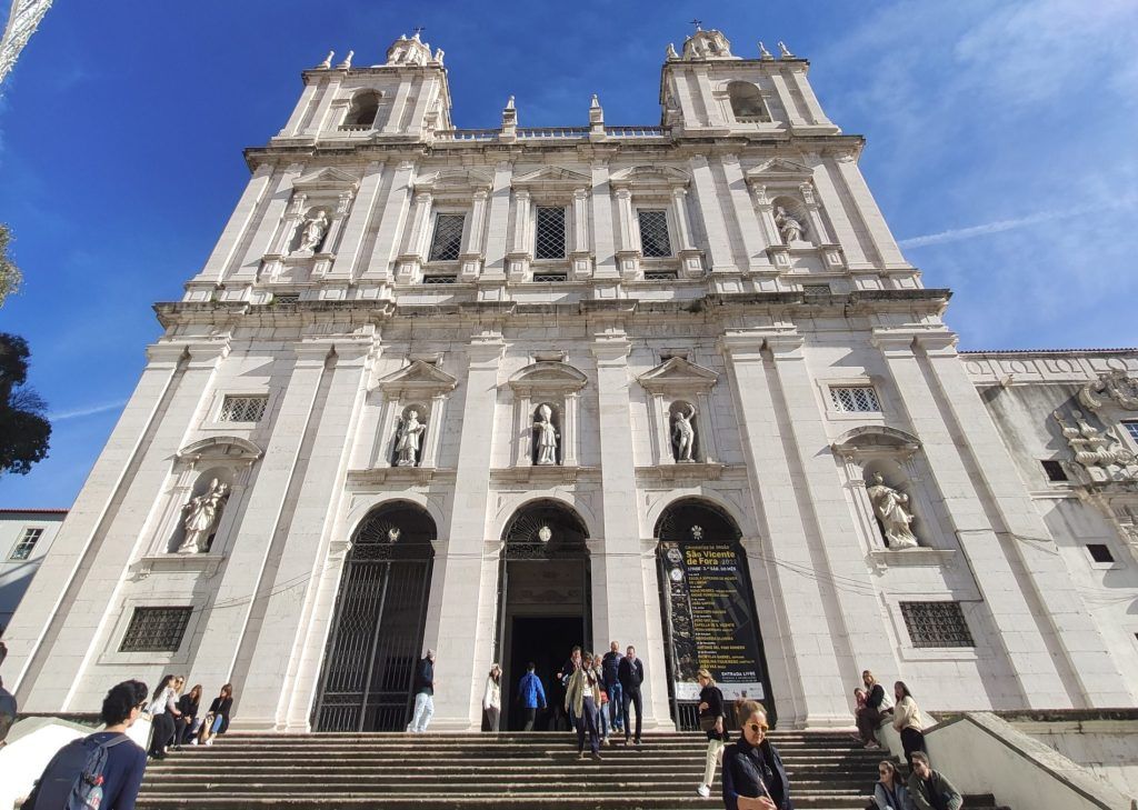 iglesia san vicente de fora barrio alfama lisboa
