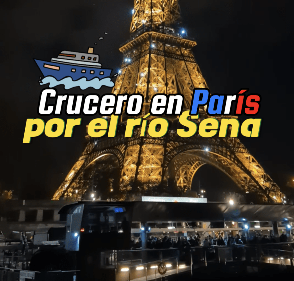 paseo en barco por el rio sena paris