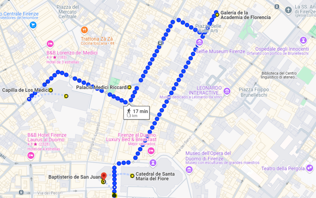 mapa dia 1 florencia