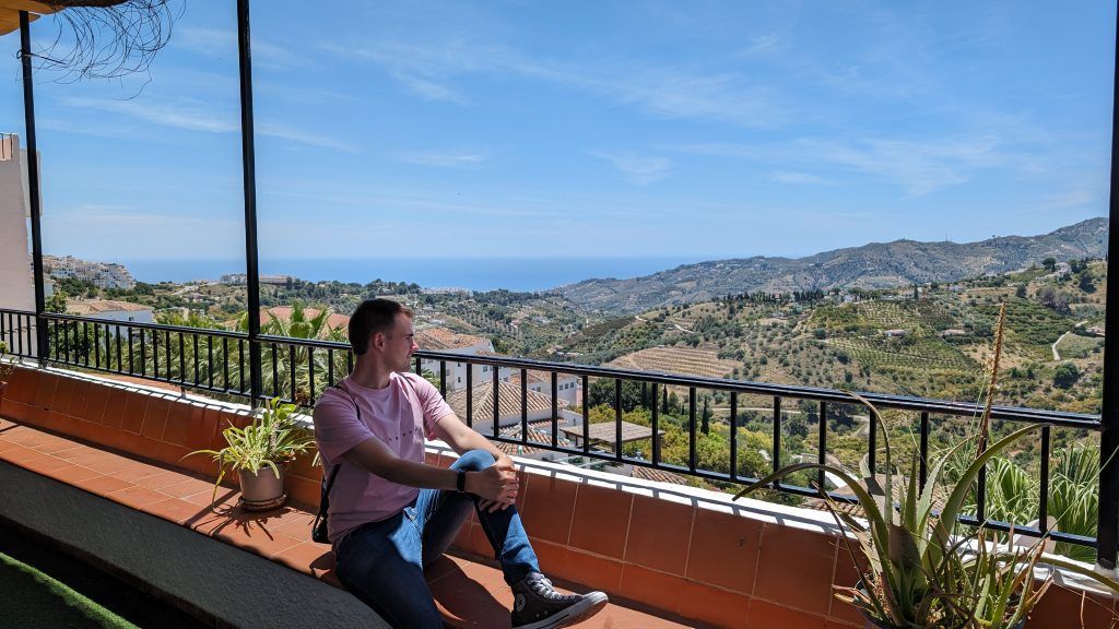 Mirador del Restaurante la Posada del Sacristán Frigiliana