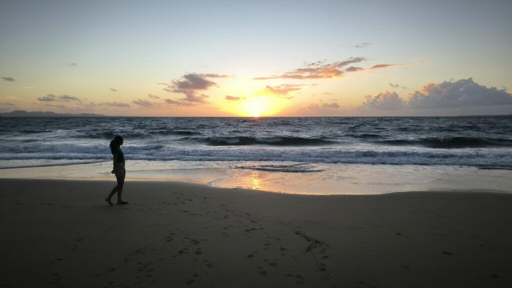 Atardecer en Playa de la Cera