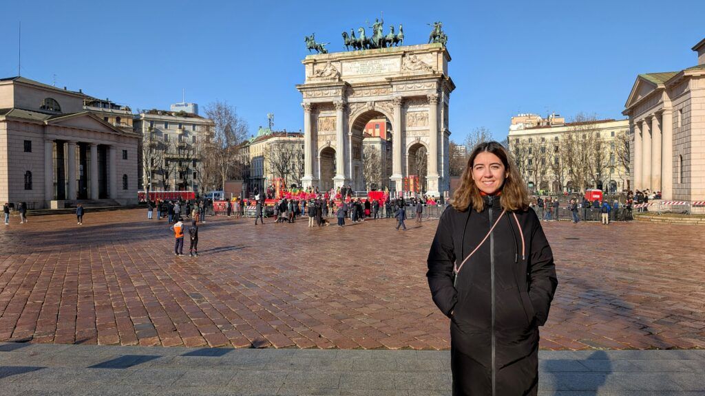 arco della pace parque sempione milan