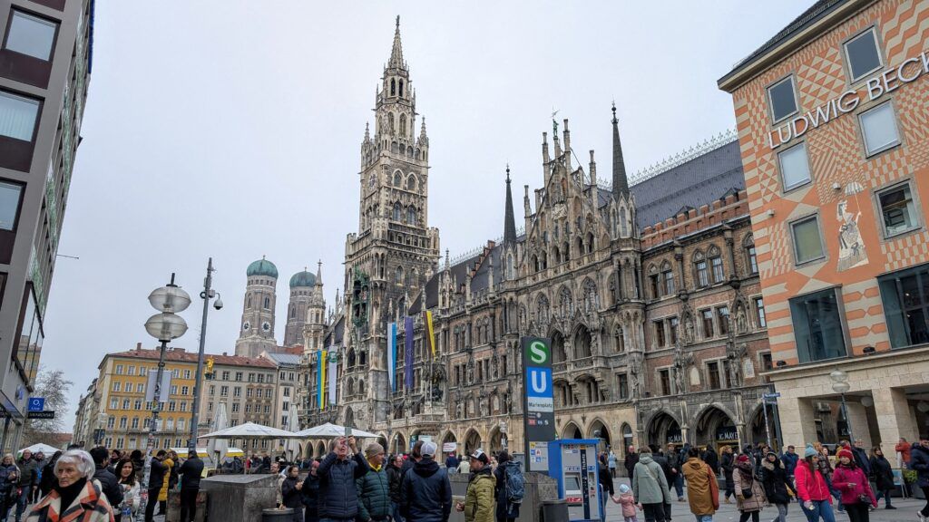 marientplatz de munich, la plaza mas bonita