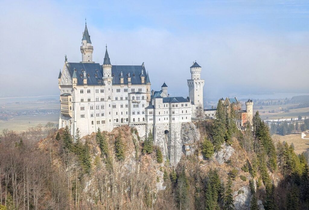 Castillo de Neuschwanstein desde el Puente de Marienbrücke