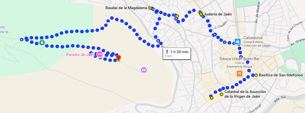 Jaén en un día