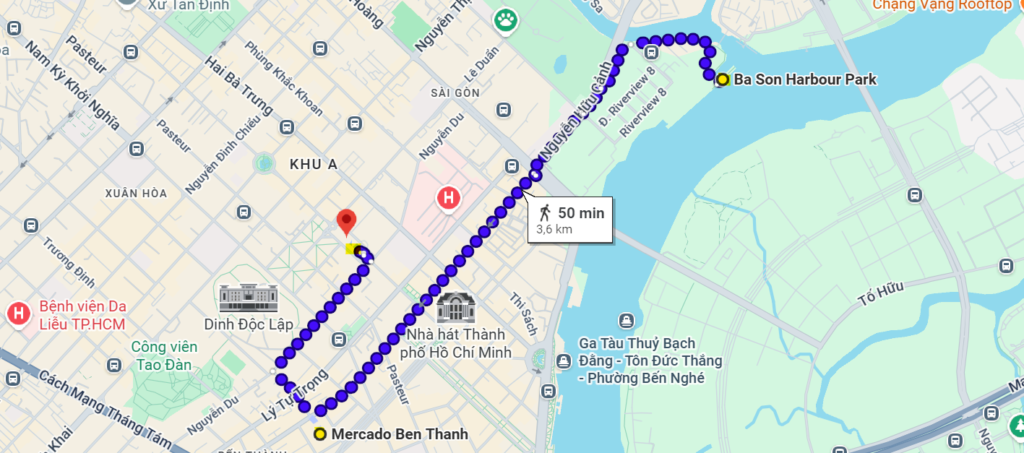 Mapa de Ho Chi Minh